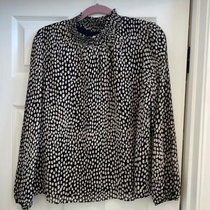 NWT J. Crew Smock-necked Top